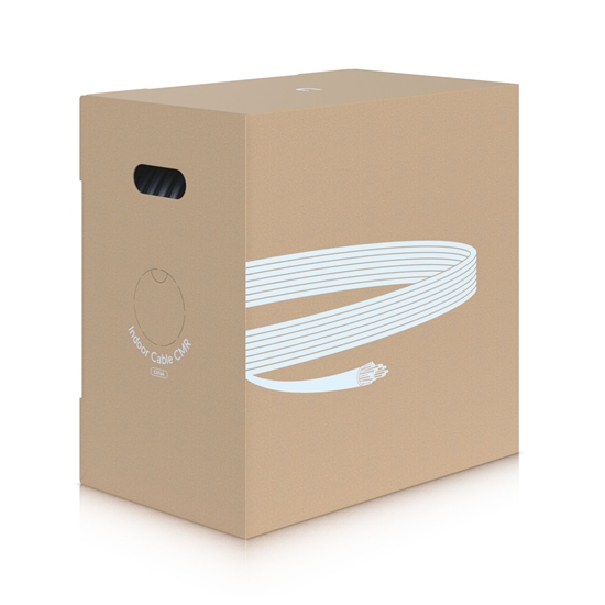 Изображение UBIQUITI UNIFI INDOOR CABLE CAT6A CMR. CATEGORY 6A ETHERNET CABLE FOR HIGH-SPEED, INDOOR DEPLOYMENTS (305M)