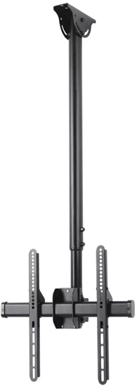 Изображение UCHWYT SUFITOWY DO TV, VESA 400X400, OBROTOWY, REGULACJA WYSOKOCI I KTA NACHYLENIA (65), MAX 50 KG