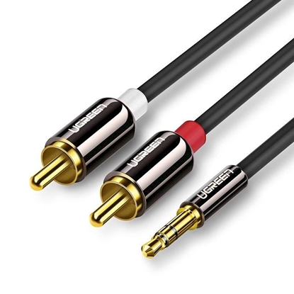 Attēls no Ugreen AV116 Audio cable 3.5 mm uz 2x RCA 5m