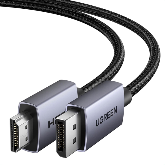 Picture of UGREEN cable DisplayPort DP-M - HDMI-M vienvirziena 4K@30Hz 5 m melns DP125