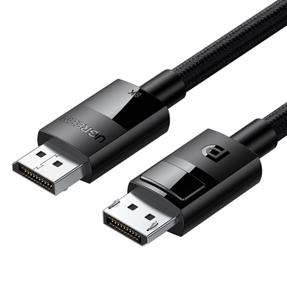 Attēls no Ugreen DP114 DisplayPort 1.4 to DisplayPort 1.4 2.0m melns