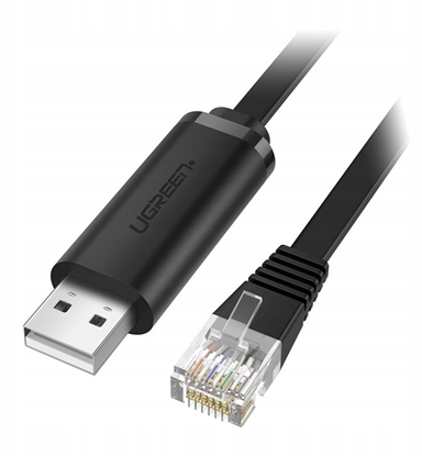 Attēls no Ugreen Kabel konsolowy USB do RJ45 Ugreen CM204, 3m (czarny)