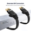 Attēls no Ugreen Patchcord NW102 Cat.6, 30m, paski, czarny (50182)