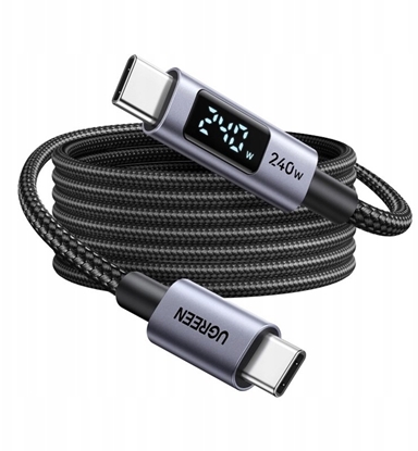 Picture of Ugreen Kabel USB-C Ugreen L530 240W, 480Mbps, 3m (szary)