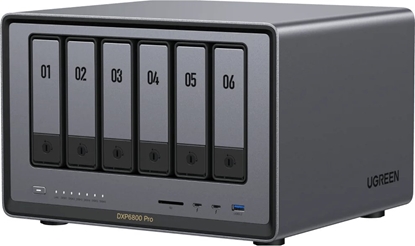 Picture of UGREEN NASync DXP6800 Pro 6-Bay NAS 0/6 SATA + 0/2 M.2 SSD, 2x 10GbE, 8GB RAM