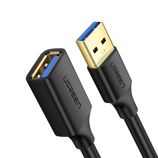 Изображение Ugreen Ugreen cable cord extension adapter USB 3.0 (female) - USB 3.0 (male) 2 m black (US129 10373)