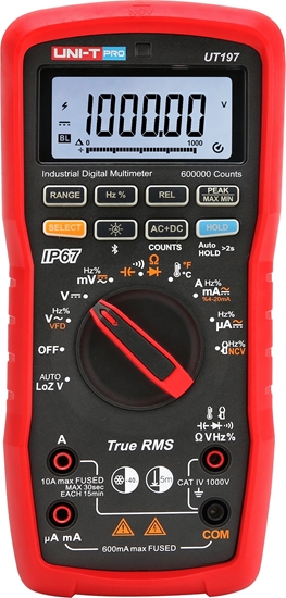 Изображение Unit Przemysowy miernik uniwersalny Uni-T UT197