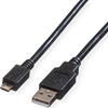 Picture of USB 2.0 kabelis A -microB, M/ M,  1,8m, Roline