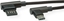 Attēls no USB 2.0 kabelis TypeA - TypeC, 90 leņķī, M / M, 80cm, melns, Roline