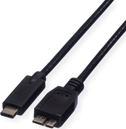Attēls no USB 3.1 kabelis C-Micro B, M/M 1m Roline