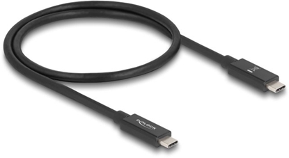 Изображение USB kabelis  80Gbps, TypeC, M/M, 16K 60Hz, PD3.1, 50cm, Delock