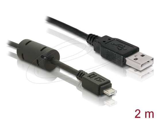 Изображение USB kabelis, mikro-A St/ A St, 2m