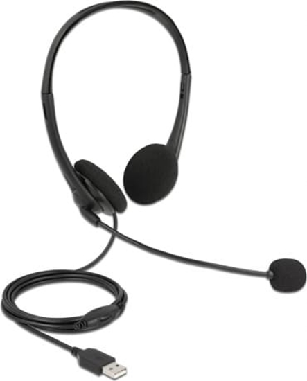Picture of USB Stereo austiņas + MIC, Delock