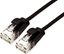 Picture of UTP Data Center Patch Cord Cat.6A, LSOH, Slim, black, 0.15m, Roline Green