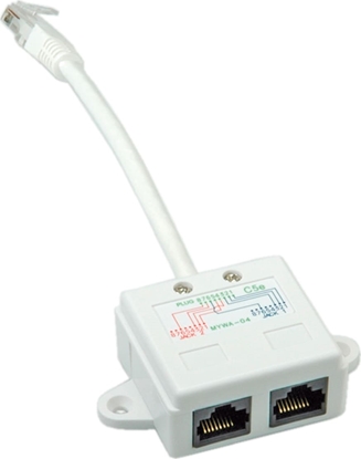 Attēls no UTP RJ45 M 2x10/100 Cat.5e savienojamais elements