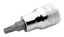 Изображение Uzgriežņu galviņa ar uzgali Bahco 7809TORX; 1/2''; T60
