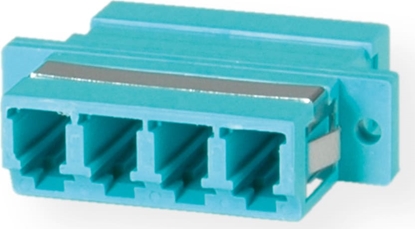 Attēls no Value Fibre Optic Adapter LC quadruple, OM3, PB