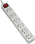 Attēls no Value Power Strip, 6-way UTE, with Switch, white, 1.5 m