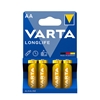 Picture of VARTA Longlife Alkaline Baterija AA (1,5V) B4, cena par blisteri 4gab.