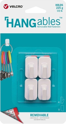 Picture of Velcro ® HANGables Mikro-Klebe-Haken 225g, 4 St. wiederablösbar, weiß