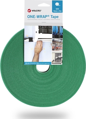 Attēls no Velcro ® One Wrap® Band 20 mm breit, grün, 25 m