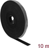 Изображение Velcro lenta L10m x W15mm, melna, Delock