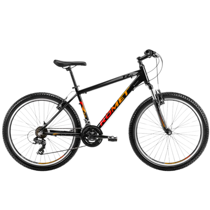 Изображение Velosipēds ROMET Rambler R6.0, 26" melns-oranžs-sarkans (L)