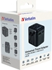 Picture of Verbatim 49544 power plug adapter Universal Black