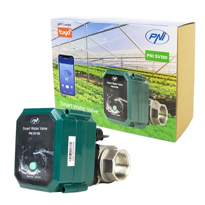 Picture of Viedais ūdens noslēgvārsts PNI SV180 | Wi-Fi | IP65 | DN25 | Tuya | Alexa / Google Home | PNI ®