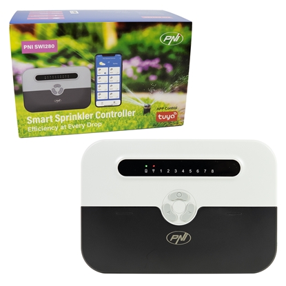 Picture of Viedais Wi-Fi laistīšanas programmators PNI SWI280 | 8 zonām | vadība no Tuya Smart | PNI ®