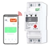 Изображение Viedais WiFi vienfāzes elektrības skaitītājs ar releju un Tuya monitoringu (60A, DIN)