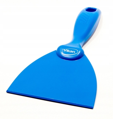 Picture of Vikan Hand scraper, 10.2x1.8x21cm, blue, PP, 10.2 cm