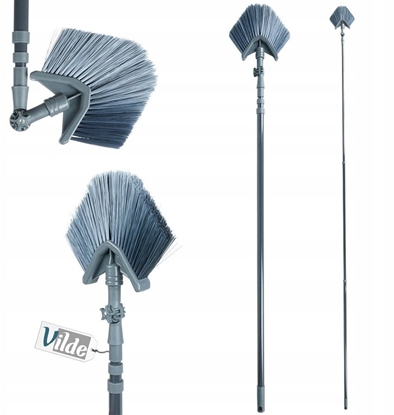 Изображение Vilde Miota teleskopowa do zamiatania kurzu i pajczyn trójktna 140-327cm VILDE 779044