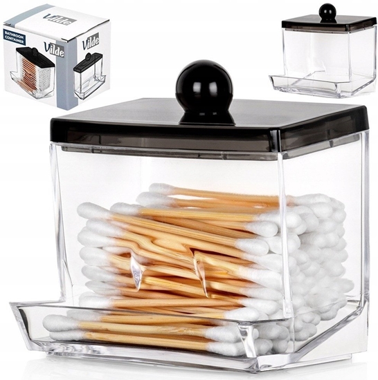 Picture of Cotton bud holder 9x7x9.5cm, 568047, VILDE