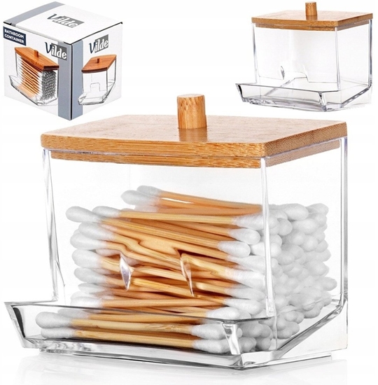 Picture of Cotton bud holder 9x7x9cm, 568042, VILDE