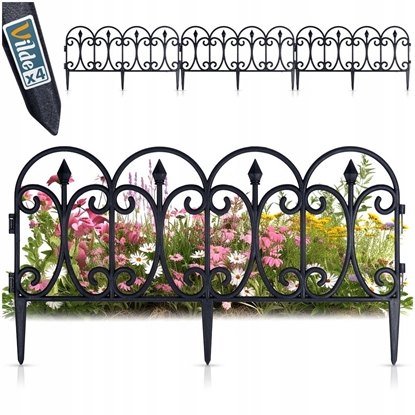 Attēls no Vilde Potek ogrodowy czarny 60x33cm 4 szt. VILDE 339504