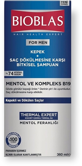 Picture of Viorica BIOBLAS Thermal Expert Men Szampon przeciw wypadaniu wosów 360 ml
