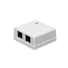 Изображение Virsapmetuma datora rozete CAT6 , divi porti RJ45