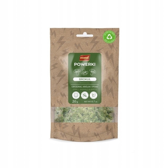 Picture of Vitapol Powerki  Broku liofilizowany dla gryzoni, królika oraz ptaków egzotycznych 20g