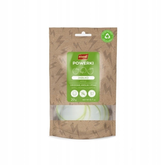 Picture of Vitapol Powerki Jabko liofilizowane dla gryzoni, królika oraz ptaków egzotycznych 20g