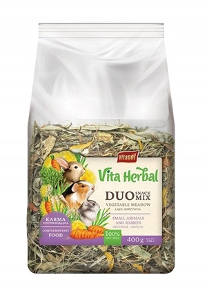 Изображение Vitapol Vita Herbal Duo Snack - ka warzywna dla gryzoni i królika 400g