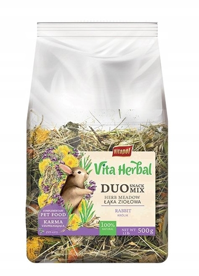 Изображение Vitapol Vita Herbal Duo Snack - ka zioowa dla królika 500g