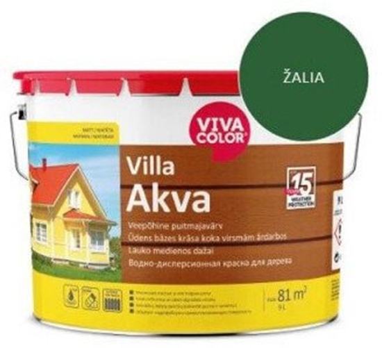 Picture of VivaColor PAINT FACADE VILLA AKVA GREEN 335X 9L