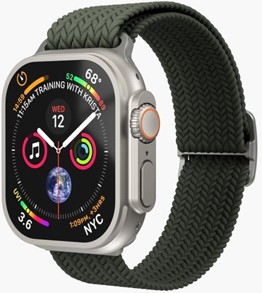 Изображение VONMHLEN Vonmählen Woven Loop, Strap, Smartwatch, Olive, Apple, Apple Watch 44 | 45 | 46 | 49 mm, Nylon
