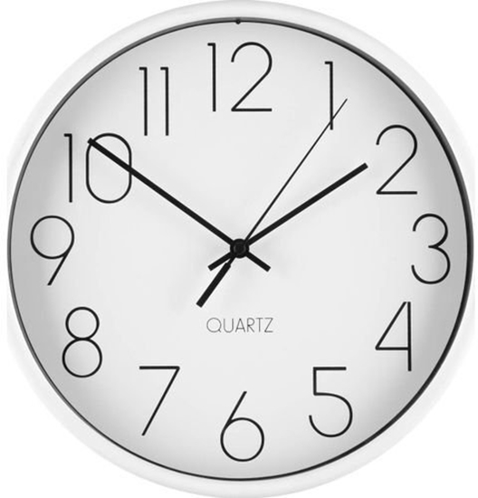 Picture of Wall Clock 30 cm, 30 x 30 x 4 cm, DECORLIFE