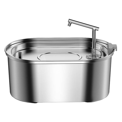 Attēls no Rojeco Fontanna / poido ze stali nierdzewnej dla psa i kota 3.2l (RYSJ-07)