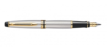 Attēls no Waterman Expert Stainless Steel Gt napeniane pióro wkad M