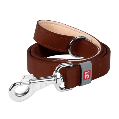 Picture of WAUDOG natural leather dog leash 14 mm wide, 122 c
