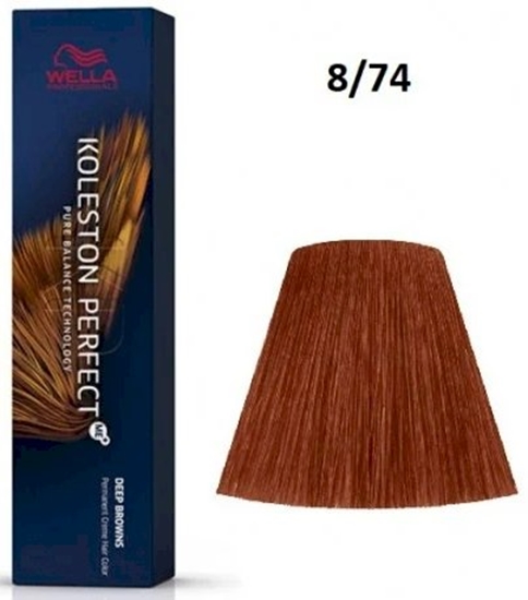 Picture of Wella Professionals Koleston Perfect Me+ Deep Browns 8/74 Hair Color 60 ml