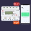 Picture of Wi-Fi trīsfāžu elektroenerģijas skaitītājs iOS, Android | Iesl./Izsl. Relejs | 3x230/400V, 80A